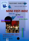 Affiche mini fest noz 19 avril 2022